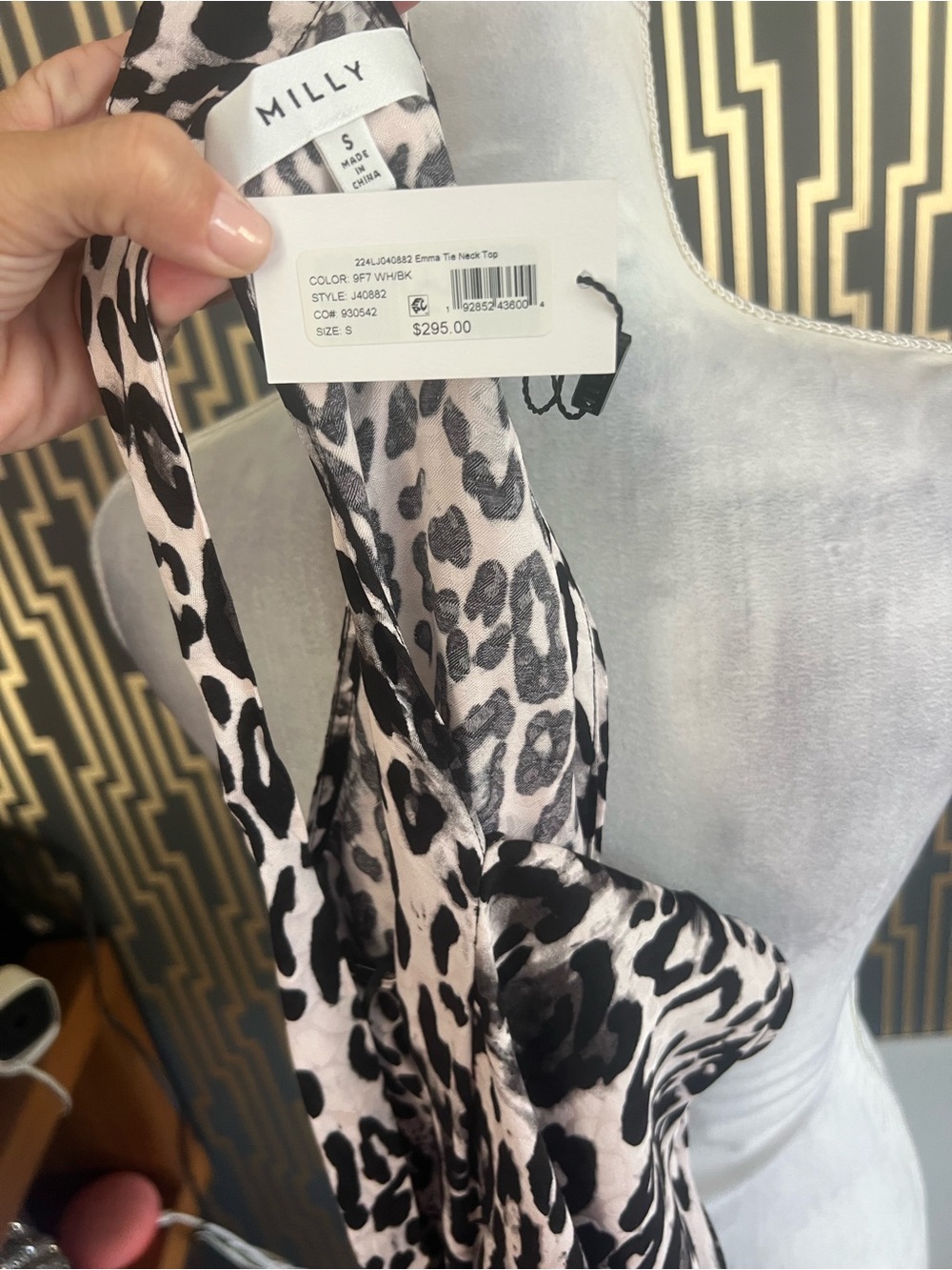 Milly Halter Keyhole Top - Picture 4 of 4